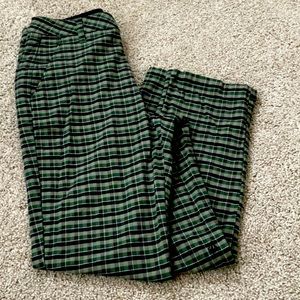 Volcom Frochickie Plaid High Waist Chino Pants Sz 26